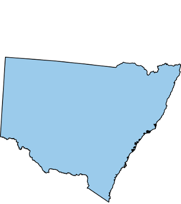 Map of New South Wales