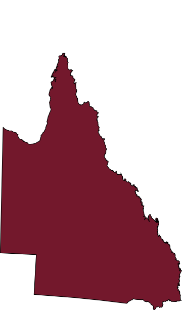Map of Queensland