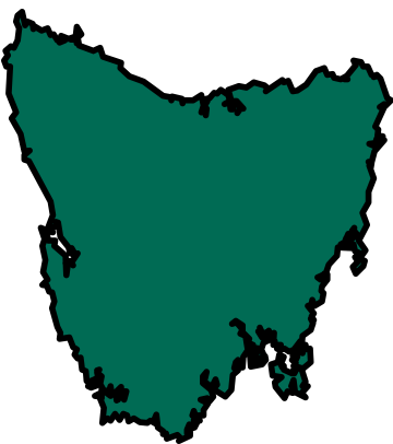 Map of Tasmania